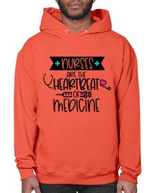 Nurses Are The Heartbeat Of Medicine Style Style 1231# - nurse- Hoodie