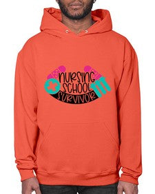 Nursing School Survivor Style Style 1280# - nurse- Hoodie