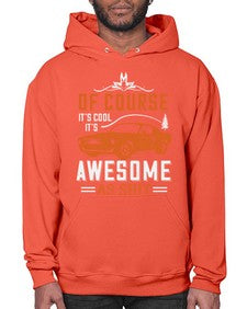 Of course its cool Its awesome as shit 60# - hot rod- Hoodie
