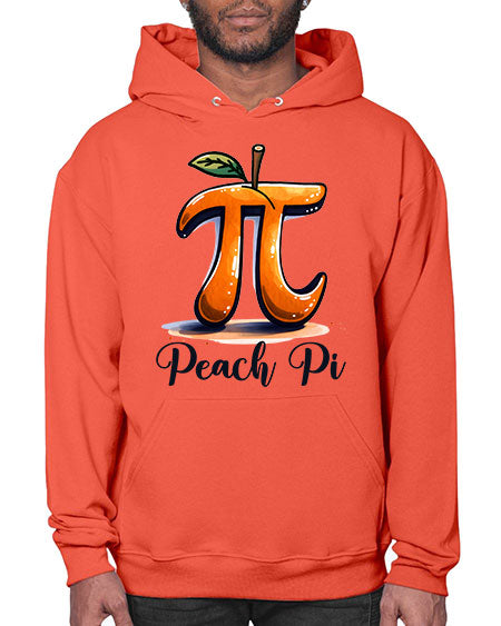 Peach Pi Math Teacher 32# - pi- Hoodie
