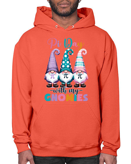 Pi Day Gnomies Funny Teacher 18# - pi- Hoodie