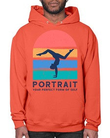 Portrait Your Perfect Form of Self 492# - yoga- Hoodie