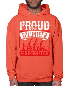Proud Volunteer Firefighter Style 35# - volunteer- Hoodie
