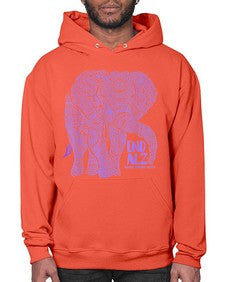 Purple Elephant Alzheimer Awareness 210# - alzheimers- Hoodie