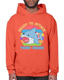Ready to Attack third Grade 715# - third grade- Hoodie