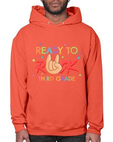 Ready to Rock third Grade 737# - third grade- Hoodie