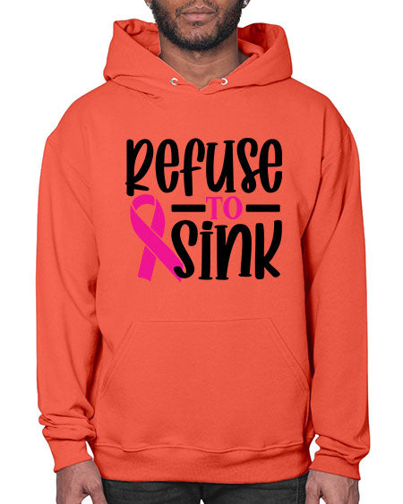 Refuse to Sink 9# - breast cancer- Hoodie