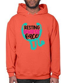 Resting Nurse Face Style Style 1355# - nurse- Hoodie