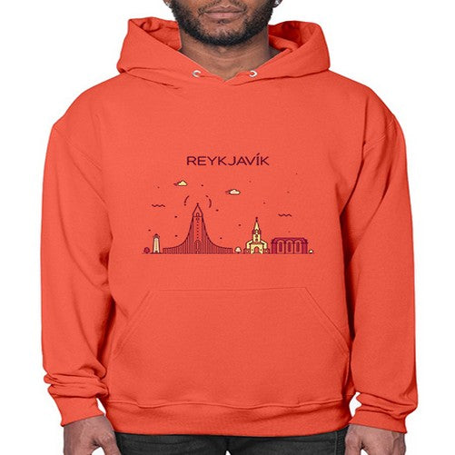 Reykjavik 1719# - cities- Hoodie