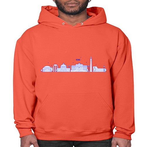 Rome 1751# - cities- Hoodie
