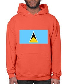 Saint Lucia 1765# - world flags- Hoodie