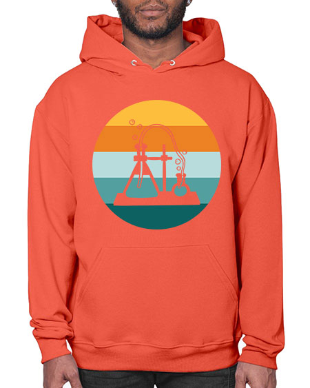 ScientistRetroSunsetScientistSkinite Scientist Skinite 39# - general science- Hoodie
