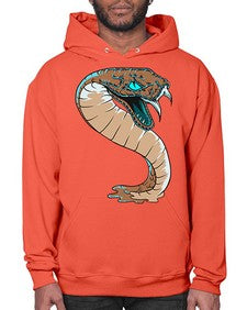 Snake 209# - cartoon animals- Hoodie