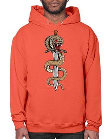 Snake 211# - cartoon animals- Hoodie