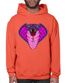 Snake 214# - cartoon animals- Hoodie