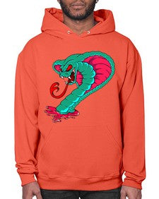Snake 215# - cartoon animals- Hoodie