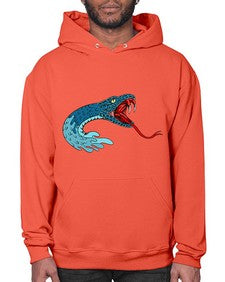 Snake 219# - cartoon animals- Hoodie