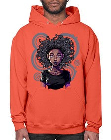 Sparkling Black Girl Design 14# - black girls or women- Hoodie