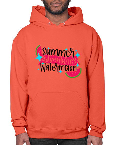 Summer Adventures Watermelon Style 23# - summer- Hoodie