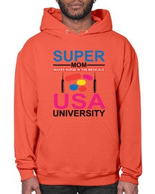 Super Mom Makes Nurse in the Style 1431# - nurse- Hoodie
