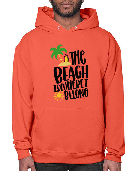 The Beach Is Where I Belong Style 11# - summer- Hoodie