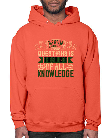 The art and science of asking questions is the source of all knowledge 309# - general science- Hoodie