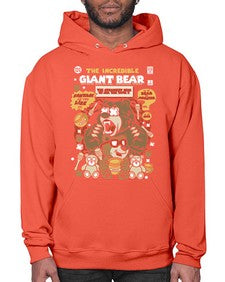 The incredible bear 251# - cartoon animals- Hoodie