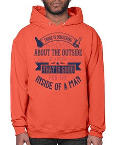 There is something about the outside of a horse that is good for the inside of a man Style 16# - horse- Hoodie