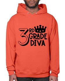 Third Grade Diva 953# - third grade- Hoodie