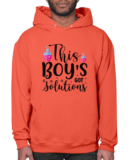 This Boy s Got Solutions 20# - general science- Hoodie