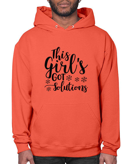This Girl s Got Solutions 17# - general science- Hoodie