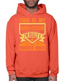 This Is My Human Costume Im Really A Rubber Duck Style 13# - ducks- Hoodie