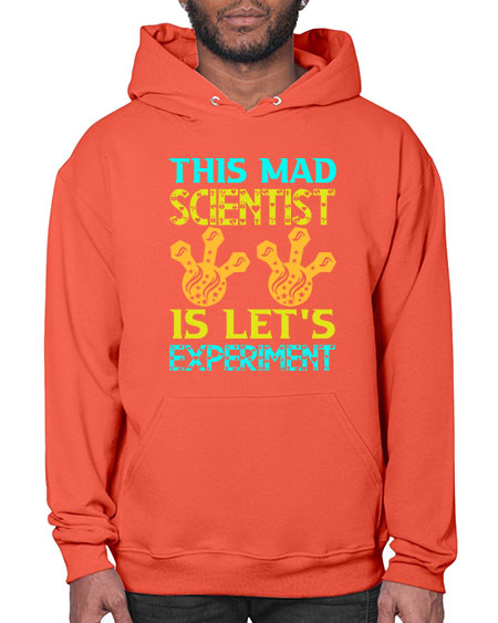ThisMadScientistIsLetsScience tshirt design Sciencetshirtdesign 15# - general science- Hoodie