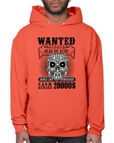 Wanted 1204# - skull and bones- Hoodie