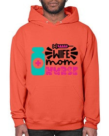 Wife Mom Nurse Style Style 1642# - nurse- Hoodie