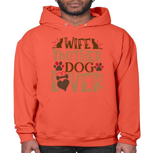 Wife Mother Dog Lover Style 58# - dogs- Hoodie