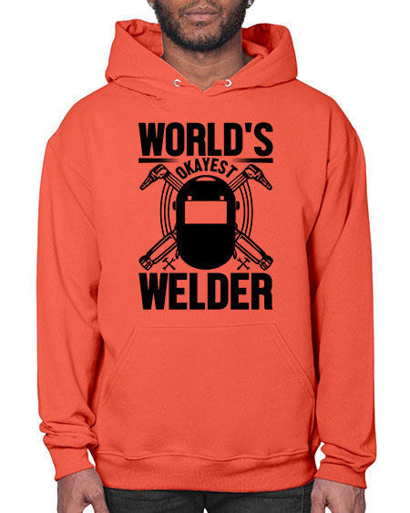 Worlds okayest Style 1666# - welder- Hoodie