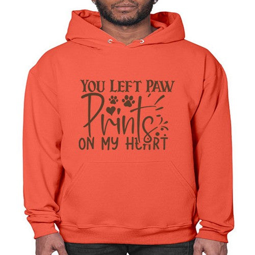 You Left Paw Prints On My Heart Style 53# - dogs- Hoodie
