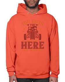 You guys the bathroom here is nuts 71# - hot rod- Hoodie