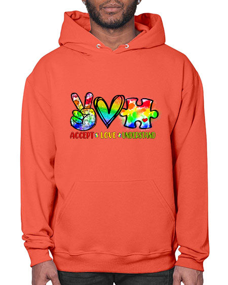 accept love understand - autism- Hoodie