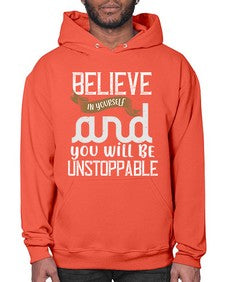 believe in yourself and you will be unstoppable 55# - cooking- Hoodie