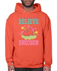 believe unicorn 45# - unicorn- Hoodie