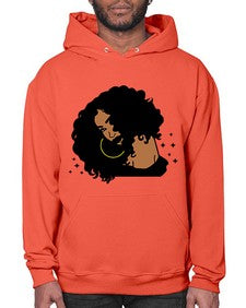 black women - queen 54# - black girls or women- Hoodie