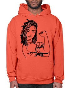 black women - queen 6# - black girls or women- Hoodie