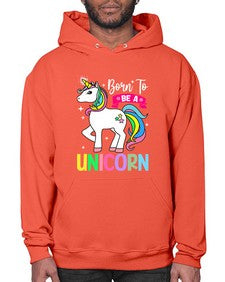 born to be a unicorn 72# - unicorn- Hoodie