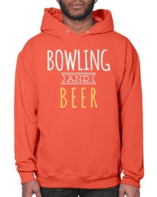 bowling and beer 681# - beer- Hoodie