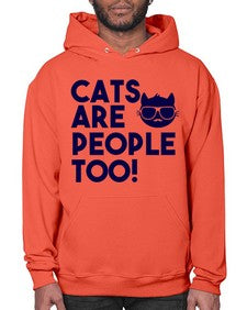 cats are people too - cats- Hoodie