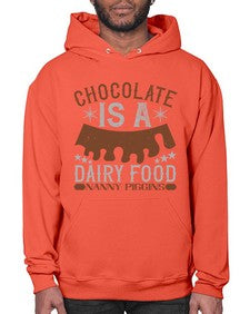chocolate is a dairy food nanny piggins 91# - chocolate- Hoodie