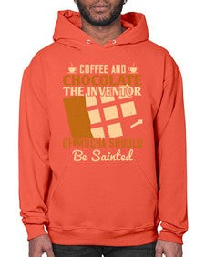 coffee and chocolatethe inventor of mocha should be sainted 99# - chocolate- Hoodie