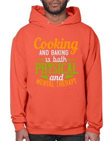 cooking and baking is both physical and mental therapy 127# - cooking- Hoodie